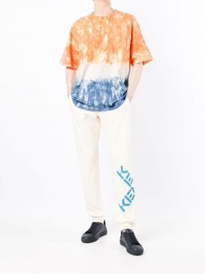 Batik t-shirt mit print Kenzo orange