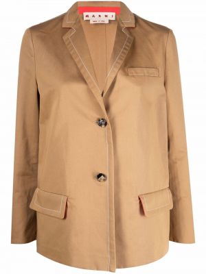 Lang blazer Marni brun