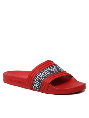 Sandales Emporio Armani rouge