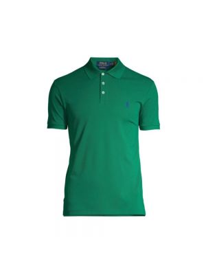Koszula slim fit z siateczką Ralph Lauren zielona