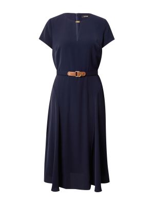 Košeľové šaty Lauren Ralph Lauren modrá