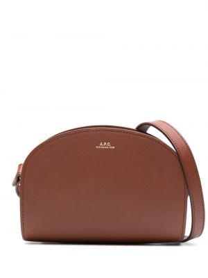 Sac en cuir A.p.c. marron