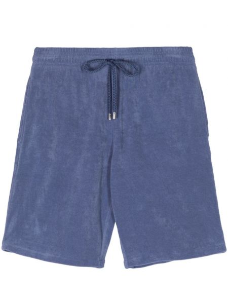 Bombažne bermuda kratke hlače Vilebrequin modra
