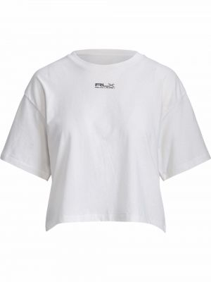 Majica s potiskom Rlx Ralph Lauren bela