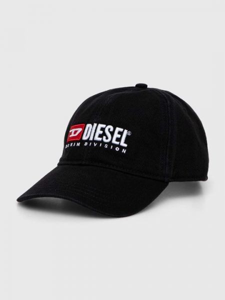 Хлопковая кепка Diesel черная