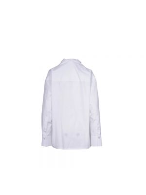 Oversize bluse aus baumwoll Givenchy weiß