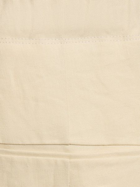 Pantalones de lino Zegna blanco