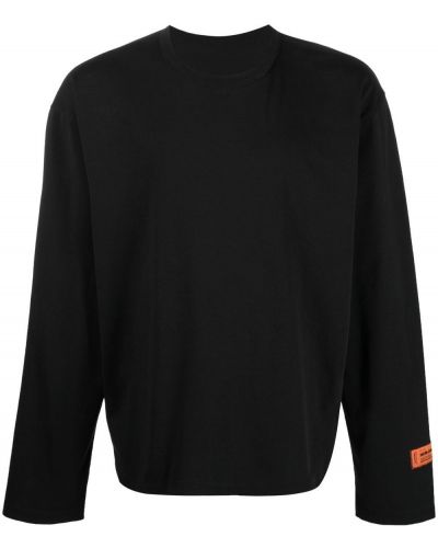 Rund hals sweatshirt Heron Preston svart