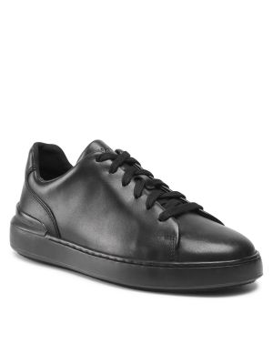 Sneakers με δαντέλα Clarks μαύρο