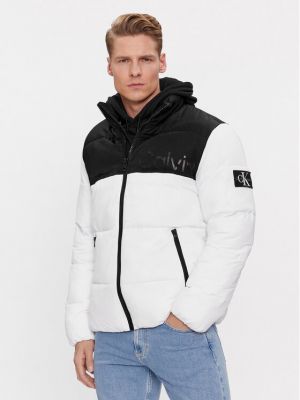 Kabát Calvin Klein Jeans fehér