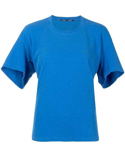 Camiseta de cuello redondo Proenza Schouler azul