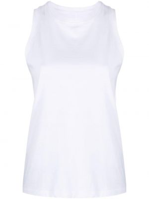 Top con scollo tondo Armarium bianco