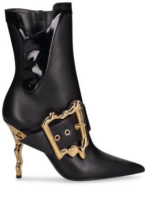 Ankle boots skórzane Moschino