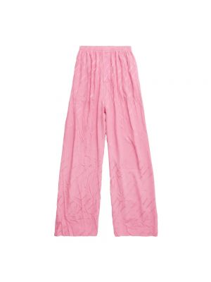 Proste spodnie Balenciaga różowe