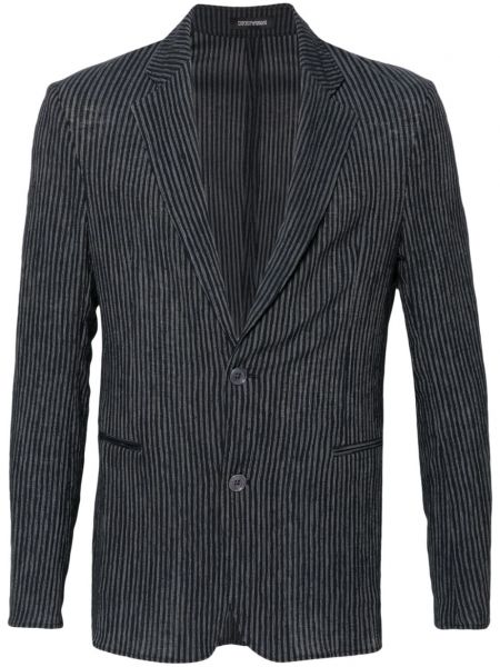 Stribet blazer Emporio Armani blå