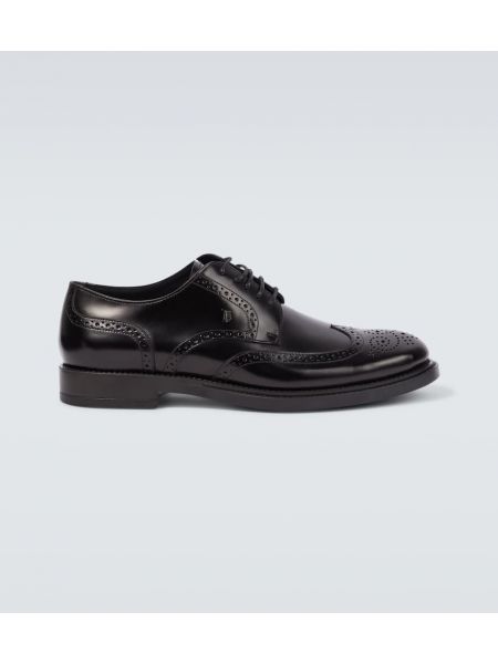 Læder brogues Tod's sort