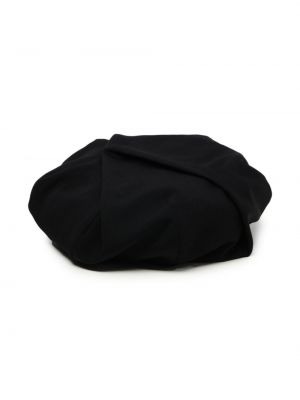 Vilnas berete ar drapējumu Y's melns