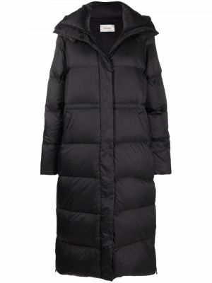 Oversized kabát s kapucí Holzweiler černý