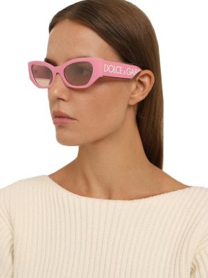 Очки солнцезащитные Dolce & Gabbana розовые