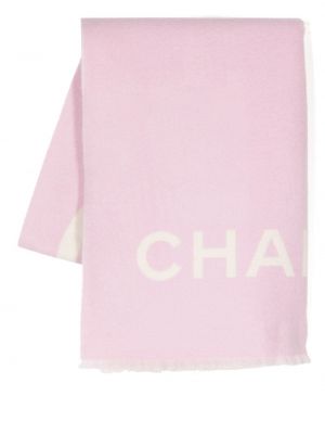 Кашмирен шал с принт Chanel Pre-owned
