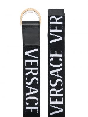 Beidseitig tragbare gürtel mit print Versace
