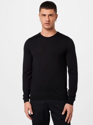 Пуловер slim Boss черно