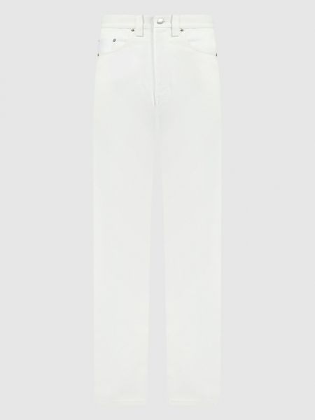 Белые прямые джинсы Loro Piana
