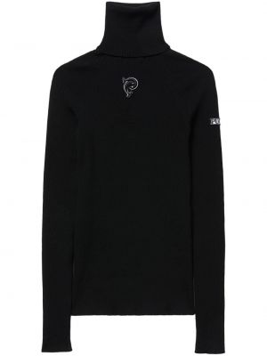 Vlnený sveter Pucci čierna