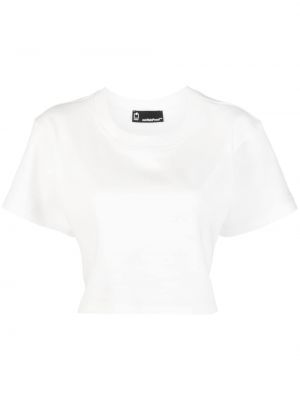 T-shirt avec manches courtes Styland blanc