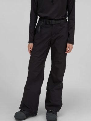 Hviezdne nohavice na zips z polyesteru O'neill - čierna