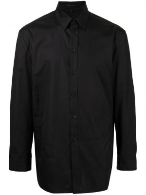 Βαμβακερό πουκάμισο Shiatzy Chen μαύρο