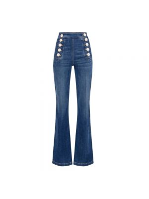 Jeans bootcut Elisabetta Franchi bleu