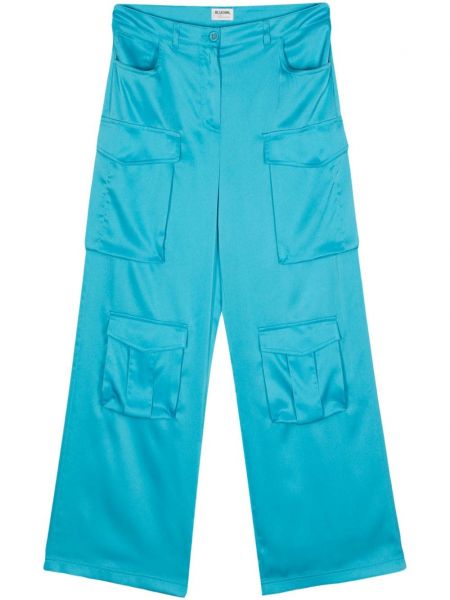 Pantaloni drepti din satin Blugirl