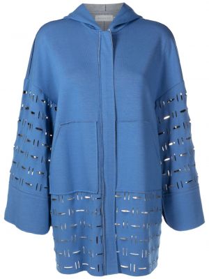 Kapucnis kabát Alcaçuz kék