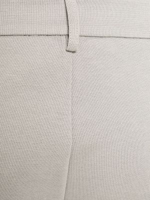 Pantalones de tela jersey Max Mara beige