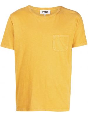 Bavlnená košeľa Ymc žltá