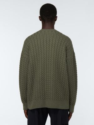 Pull en tricot Loewe vert