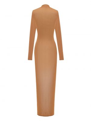 Maksi suknelė Saint Laurent ruda