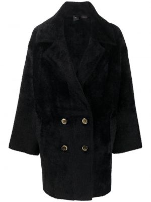 Palton de blană Pinko negru