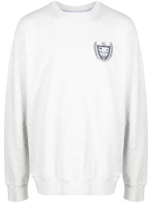 Sweatshirt mit rundem ausschnitt Sporty & Rich grau
