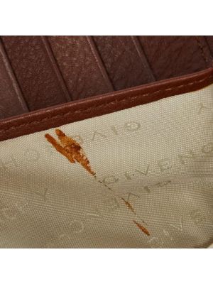 Cartera de cuero Givenchy Pre-owned marrón
