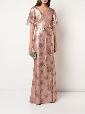 Večerní šaty s flitry Marchesa Notte Bridesmaids růžové