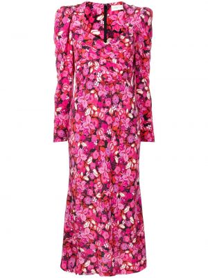 Trykt floral dress Rebecca Vallance rosa