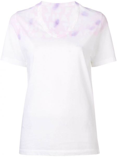 Camiseta tie dye Mm6 Maison Margiela blanco