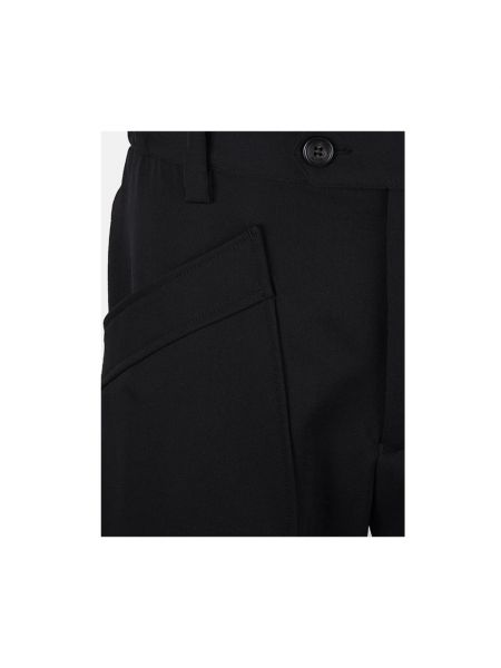 Spodnie slim fit Lanvin czarne