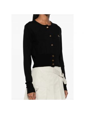 Sweter z krótkim rękawem Vivienne Westwood czarny