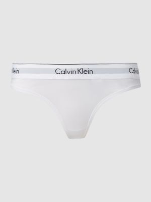 Białe stringi Calvin Klein Underwear