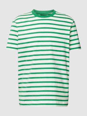 Koszulka w paski Esprit Collection zielona