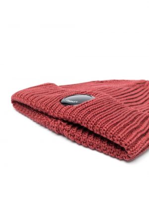 Bonnet en laine C.p. Company rouge