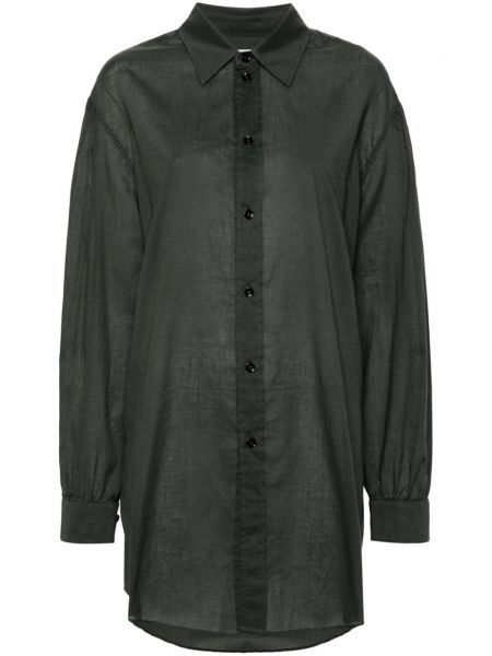 Skaidri medvilninė marškiniai Lemaire pilka
